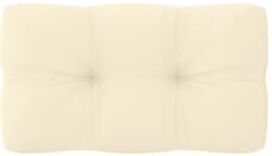 vidaXL Pernă de paleți, crem, 70x40x10 cm, material textil (314450)
