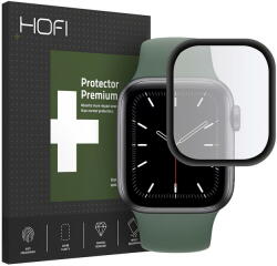 HOFI Folie Protectie HOFI Hybrid pentru Apple Watch 44mm Series, Sticla Securizata, Neagra H0FI022BLK (H0FI022BLK) - vexio