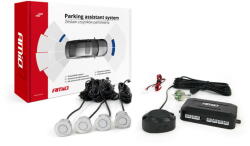 AMiO Set senzori de parcare marșarier buzzer 4 senzori, Argintiu (AMI-01021) - vexio