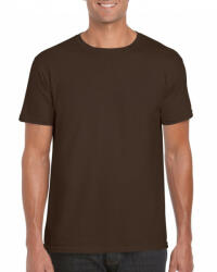 Gildan Csomag akciós póló (min. 5 db) Uniszex póló Gildan GI64000 Softstyle Felnőtt póló -2XL, Dark Chocolate