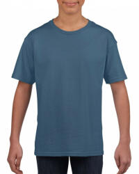 Gildan Csomag akciós póló (min. 5 db) Gyerek póló Gildan GIB64000 Softstyle Youth T-Shirt -XS, Indigo Blue