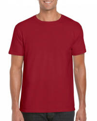 Gildan Csomag akciós póló (min. 5 db) Uniszex póló Gildan GI64000 Softstyle Felnőtt póló -XL, Cardinal Red