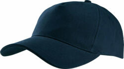 K-UP Uniszex sapka K-UP KP124 Sandwich peak Cap - 5 panels -Egy méret, Navy/Yellow