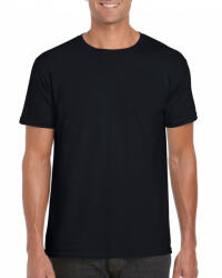 Gildan Csomag akciós póló (min. 5 db) Uniszex póló Gildan GI64000 Softstyle Felnőtt póló -2XL, Black