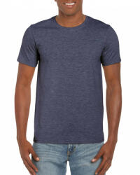 Gildan Csomag akciós póló (min. 5 db) Uniszex póló Gildan GI64000 Softstyle Felnőtt póló -2XL, Heather Navy