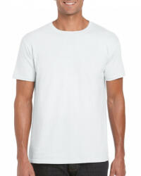 Gildan Csomag akciós póló (min. 5 db) Uniszex póló Gildan GI64000 Softstyle Felnőtt póló -M, White