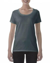 Gildan Csomag akciós póló (min. 5 db) Női póló Gildan GIL64550 Softstyle Deep Scoop póló -S, Dark Heather