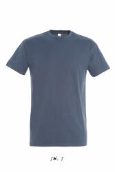 SOL'S Csomag akciós póló (min. 5 db) Férfi póló SOL'S SO11500 Sol'S Imperial - Környakú póló -3XL, Denim