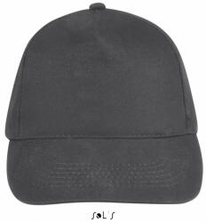 SOL'S Uniszex sapka SOL'S SO88110 Sol'S Sunny - Five panel Cap -Egy méret, Dark Grey/Light Grey