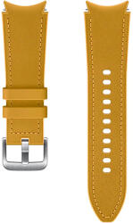 Samsung Curea smartwatch Samsung Hybrid Leather Band pentru Galaxy Watch4 20mm S/M Mustard (et-shr88syegeu)