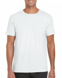Gildan Csomag akciós póló (min. 5 db) Uniszex póló Gildan GI64000 Softstyle Felnőtt póló -2XL, White