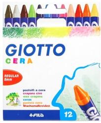 GIOTTO Zsírkréta GIOTTO Cera kerek hegyezett 8mm 12 színű (2814 00) - homeofficeshop