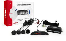 AMiO Set senzori de parcare marsarier LED 4 senzori negri (AMI-01565) - pcone