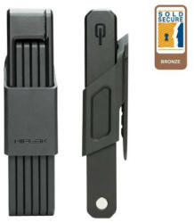 Hiplok Switch összehajtható colostok zár, 85 cm, vázkonzollal, fekete