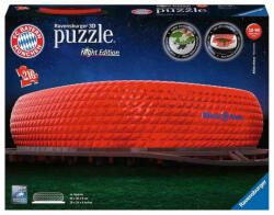 Ravensburger Puzzle 3D Led Allianz Arena, 216 Piese (RVS3D12530) - carlatoys