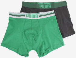 PUMA Férfi Puma Placed Logo 2 db-os Boxeralsó szett S Fekete Zöld