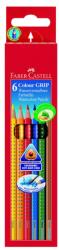 Faber-Castell Creioane colorate 6 culori cu grip Faber Castell 112406 (CRECOGFBC6)