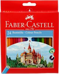 Faber-Castell Creioane colorate 24 culori Faber Castell eco 120124 (CRECOFBC24)