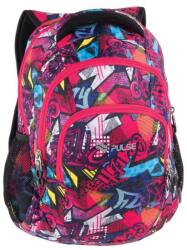 PULSE Rucsac Pulse Teens Pink Graffiti