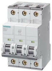 Siemens 5SY6310-6 kismegszakító 3P, 10A, B karakterisztika, 6 kA (Siemens 5SY63106) (5SY63106)