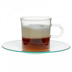 trendglas JENA COSTA G kávés csésze 150 ml, üveg alátéttel (2db/dob)