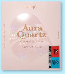 Petitfee & Koelf Hidrogél arcmaszk gyöngy kivonattal és rózsával Aura Quartz Hydrogel Face Mask Crystal Rose - 30 g * 5 db