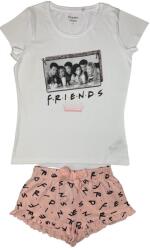 EPlus Pijamale pentru femei - Friends alb Mărimea - Adult: L
