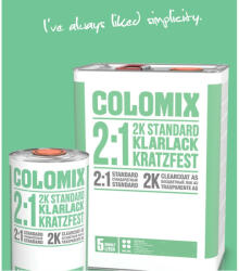 Colomix 2K CLEAR COAT - LAC 2: 1 STANDARD colomix 1L (10988549)