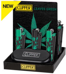 Clipper Bricheta Clipper, metal, Green Leaves (ACC-BRI-CLI-GL)