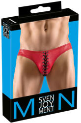 Svenjoyment - fekete fűzős férfi alsó (piros) (21203993711)