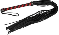 ZADO - hosszú bőr korbács (fekete) (20403441000)