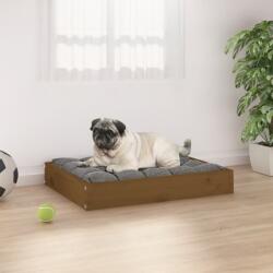 vidaXL Pat pentru câini, maro miere, 61, 5x49x9 cm, lemn masiv pin (820854) - comfy