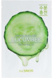 The Saem Mască din țesătură cu extract de castravete pentru față - The Saem Natural Cucumber Mask Sheet 21 ml