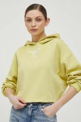Calvin Klein felső zöld, női, nyomott mintás, kapucnis - zöld XL - answear - 24 990 Ft