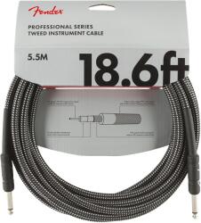 Fender Professional Series 18.6' Instrument Cable Gray Tweed