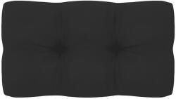 vidaXL Pernă de paleți, negru, 70x40x10 cm, material textil (314455)