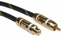 Roline Cable RCA M/F, 10m, Gold (11.09.4295)