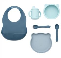 Olmitos Set diversificare bebelusi 7 piese Olmitos Bear blue (OLM0094)