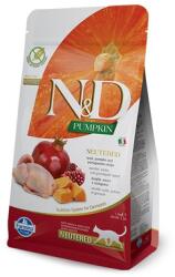 Farmina N&D Pumpkin Quail & Pomegranate Cat Neutered 10 kg