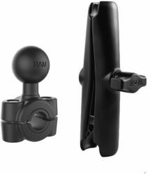 RAM Mounts Ansamblu RAM Mounts pentru braț de 1" cu braț lung, cu soclu pentru oglindă, cotieră sau altă bară Ø 9, 52 - 15, 88 mm, RAM-B-408-37-62-XCU (RAM-B-408-37-62-XCU)