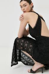 GUESS rochie culoarea negru, maxi, drept PPYX-SUD0G1_99X