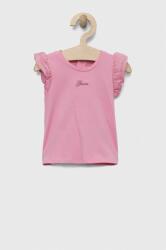 GUESS tricou copii culoarea roz PPYX-BDG00J_30X