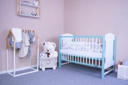 NEW BABY Gyerek kiságy New Baby ELSA standard fehér-menta