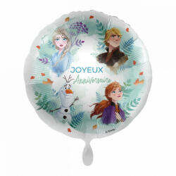 Premioloon Disney Jégvarázs Squad Joyeux Anniversaire fólia lufi 43 cm (NPR168842)