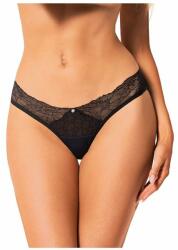 Obsessive Bella Rou brazil bugyi, fekete, XS/S