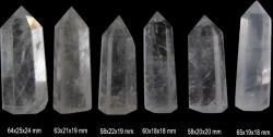  Obelisc Cuart Alb Cristal Natural 1 Varf - 58-65 x 18-25 x 18-24 mm - 1 Buc