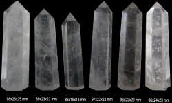  Obelisc Cuart Alb Cristal Natural 1 Varf - 86-98 x 19-26 x 18-25 mm - 1 Buc