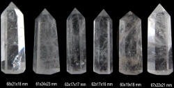 Obelisc Cuart Alb Cristal Natural 1 Varf - 60-68 x 17-24 x 16-23 mm - 1 Buc