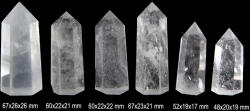 Obelisc Cuart Alb Cristal Natural 1 Varf - 48-67 x 19-26 x 17-26 mm - 1 Buc