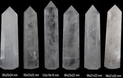 Obelisc Cuart Alb Cristal Natural 1 Varf - 95-103 x 19-25 x 19-24 mm - 1 Buc